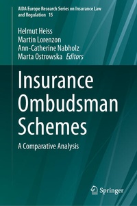 Enlarge image Cover: Insurance Ombudsman Schemes - Springer