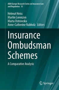 Enlarge image Cover: Insurance Ombudsman Schemes - Springer