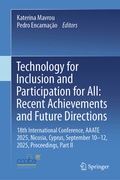 Cover: Technology for Inclusion and Participation for All: Recent Achievements and Future Directions - Springer