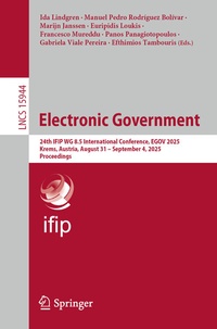 Abbildung von: Electronic Government - Springer