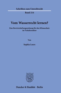 Abbildung von: Vom Wasserrecht lernen? - Duncker & Humblot