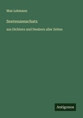 Cover: Sentenzenschatz - Antigonos Verlag