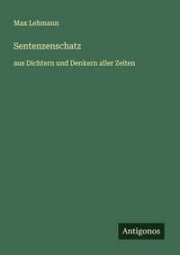 Enlarge image Cover: Sentenzenschatz - Antigonos Verlag