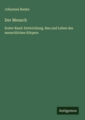 Cover: Der Mensch - Antigonos Verlag