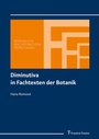 Cover: Diminutiva in Fachtexten der Botanik - Frank & Timme