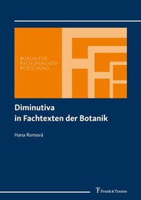 Abbildung von: Diminutiva in Fachtexten der Botanik - Frank & Timme