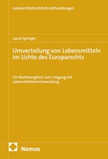 Abbildung von: Umverteilung von Lebensmitteln im Lichte des Europarechts - Nomos