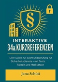 Cover: 34a GewO - Inaktive Kurzreferenzen - epubli