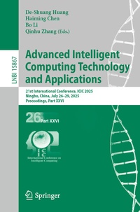 Enlarge image Cover: Advanced Intelligent Computing Technology and Applications - Springer