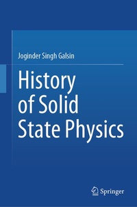 Enlarge image Cover: History of Solid State Physics - Springer