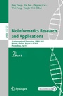 Cover: Bioinformatics Research and Applications - Springer