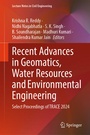 Cover: Recent Advances in Geomatics, Water Resources and Environmental Engineering - Springer