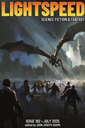 Cover: Lightspeed Magazine, Issue 182 (July 2025) - Adamant Press