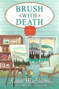 Cover: Brush with Death (Gray Whale Inn Mysteries, #5) - Karen MacInerney