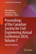Cover: Proceedings of the Canadian Society for Civil Engineering Annual Conference 2024, Volume 7 - Springer