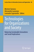 Cover: Technologies for Organizations and Society - Springer
