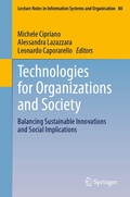 Cover: Technologies for Organizations and Society - Springer