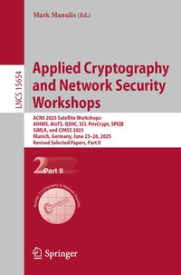 Enlarge image Cover: Applied Cryptography and Network Security Workshops - Springer