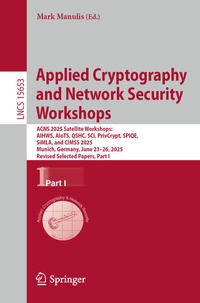 Enlarge image Cover: Applied Cryptography and Network Security Workshops - Springer