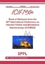 Cover: Book of Abstracts from the 20th International Conference on Internal Friction and Mechanical Spectroscopy (ICIFMS20) - Trans Tech Publications Ltd