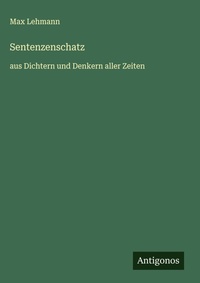 Enlarge image Cover: Sentenzenschatz - Antigonos Verlag