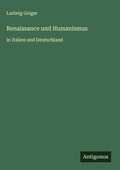 Cover: Renaissance und Humanismus - Antigonos Verlag