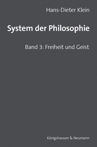 Abbildung von: System der Philosophie - Königshausen & Neumann