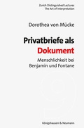 Cover: Privatbriefe als Dokument - K&ouml;nigshausen & Neumann