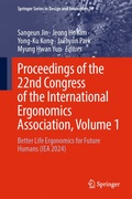 Cover: Proceedings of the 22nd Congress of the International Ergonomics Association, Volume 1 - Springer