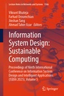 Cover: Information System Design: Sustainable Computing - Springer