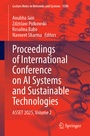 Cover: Proceedings of International Conference on AI Systems and Sustainable Technologies - Springer