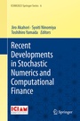Cover: Recent Developments in Stochastic Numerics and Computational Finance - Springer