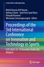 Cover: Proceedings of the 3rd International Conference on Innovation and Technology in Sports - Springer