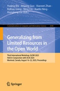 Cover: Generalizing from Limited Resources in the Open World - Springer