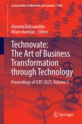 Cover: Technovate: The Art of Business Transformation through Technology - Springer
