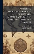 Cover: Sammlung indogermanischer LehrbA1/4cher, Elementarbuch der oskisch-umbrischen Dialekte - Hutson Street Press