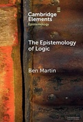 Cover: The Epistemology of Logic - Cambridge University Press