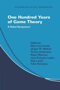 Cover: One Hundred Years of Game Theory - Cambridge University Press