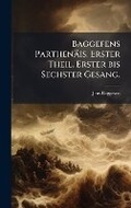 Cover: Baggefens Parthenaeis. Erster Theil. Erster bis Sechster Gesang. - Hutson Street Press