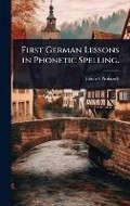 Cover: First German Lessons in Phonetic Spelling. - Hutson Street Press