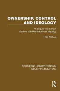 Enlarge image Cover: Ownership, Control and Ideology - Routledge