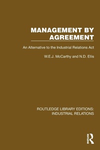 Enlarge image Cover: Management by Agreement - Routledge