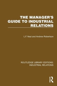 Enlarge image Cover: The Manager's Guide to Industrial Relations - Routledge