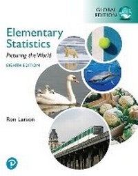 Enlarge image Cover: Elementary Statistics: Picturing the World, Global Edition + MyLab Statistics with Pearson eText (Package) - Pearson Education Limited
