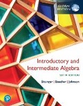 Cover: Introductory and Intermediate Algebra, Global Edition + MyLab Math with Pearson eText (Package) - Pearson Education Limited