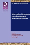 Cover: Reformation Movements in the Sixteenth and Seventeenth Centuries - Society of Biblical Literature