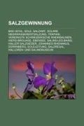 Abbildung von: Salzgewinnung - Books LLC, Wiki Series