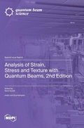 Cover: Analysis of Strain, Stress and Texture with Quantum Beams, 2nd Edition - MDPI AG