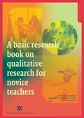 Cover: A basic research book on qualitative research for novice teachers - Editorial Universidad de Caldas