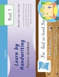 Cover: Handwriting Practice Workbook - Bible Verses 1 - NIV - Print, Level 1 - Memorescribe